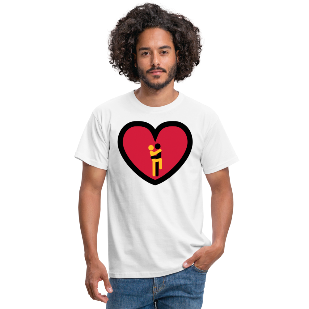 SSW1620 Tshirt Liebe mit Herz - weiß