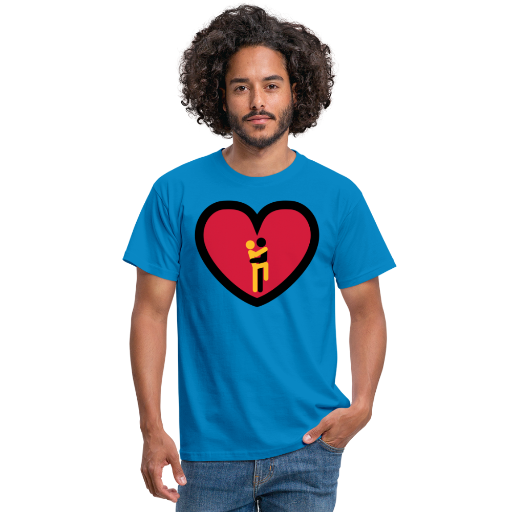 SSW1620 Tshirt Liebe mit Herz - Royalblau