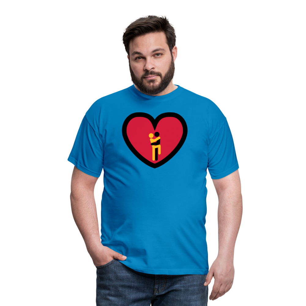 SSW1620 Tshirt Liebe mit Herz - Royalblau