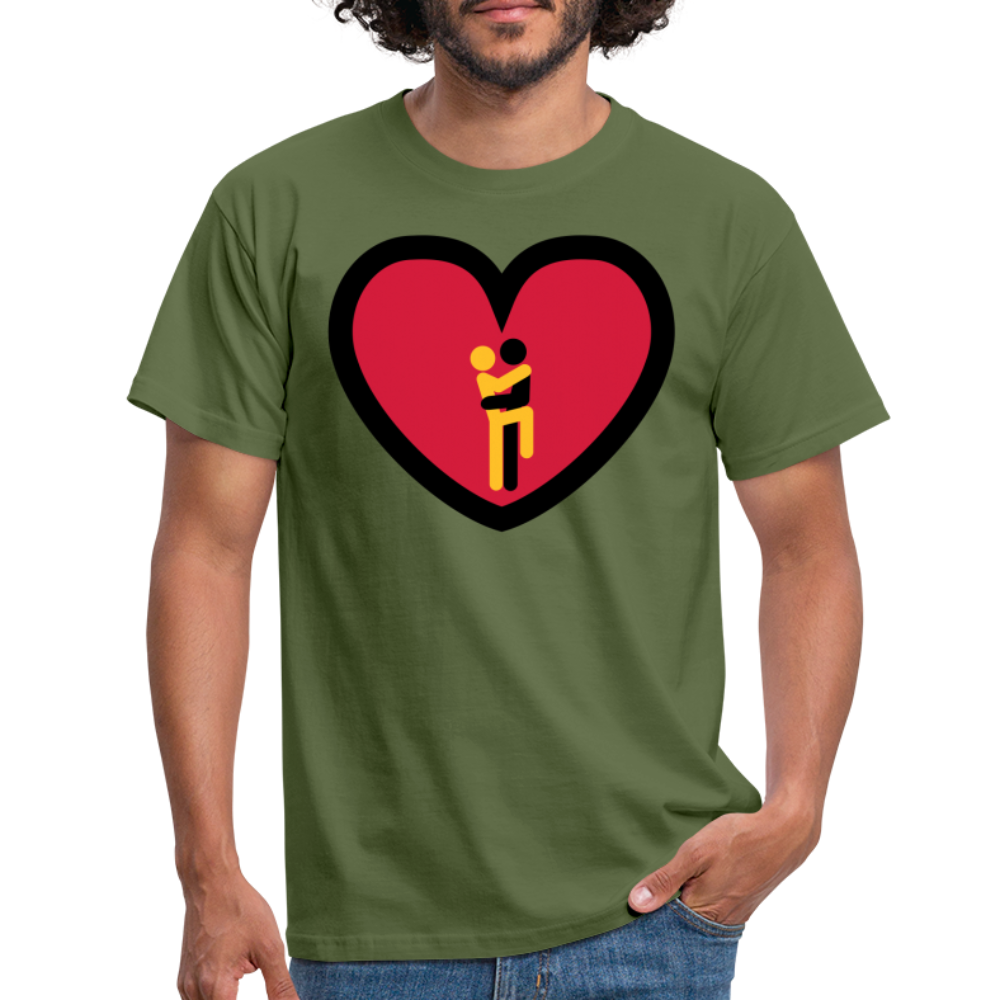 SSW1620 Tshirt Liebe mit Herz - Militärgrün