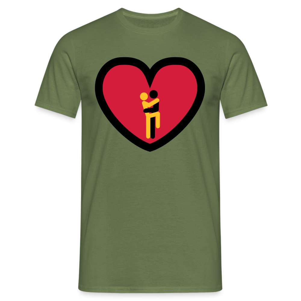 SSW1620 Tshirt Liebe mit Herz - Militärgrün