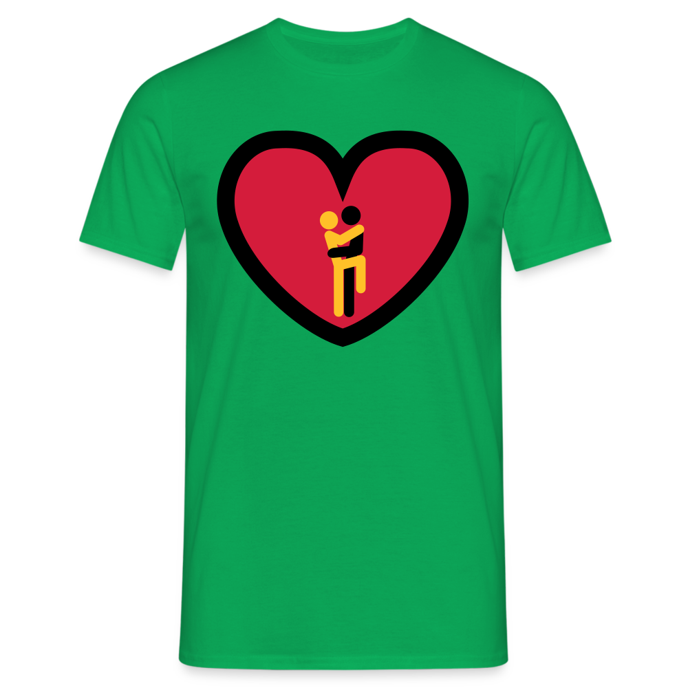 SSW1620 Tshirt Liebe mit Herz - Kelly Green