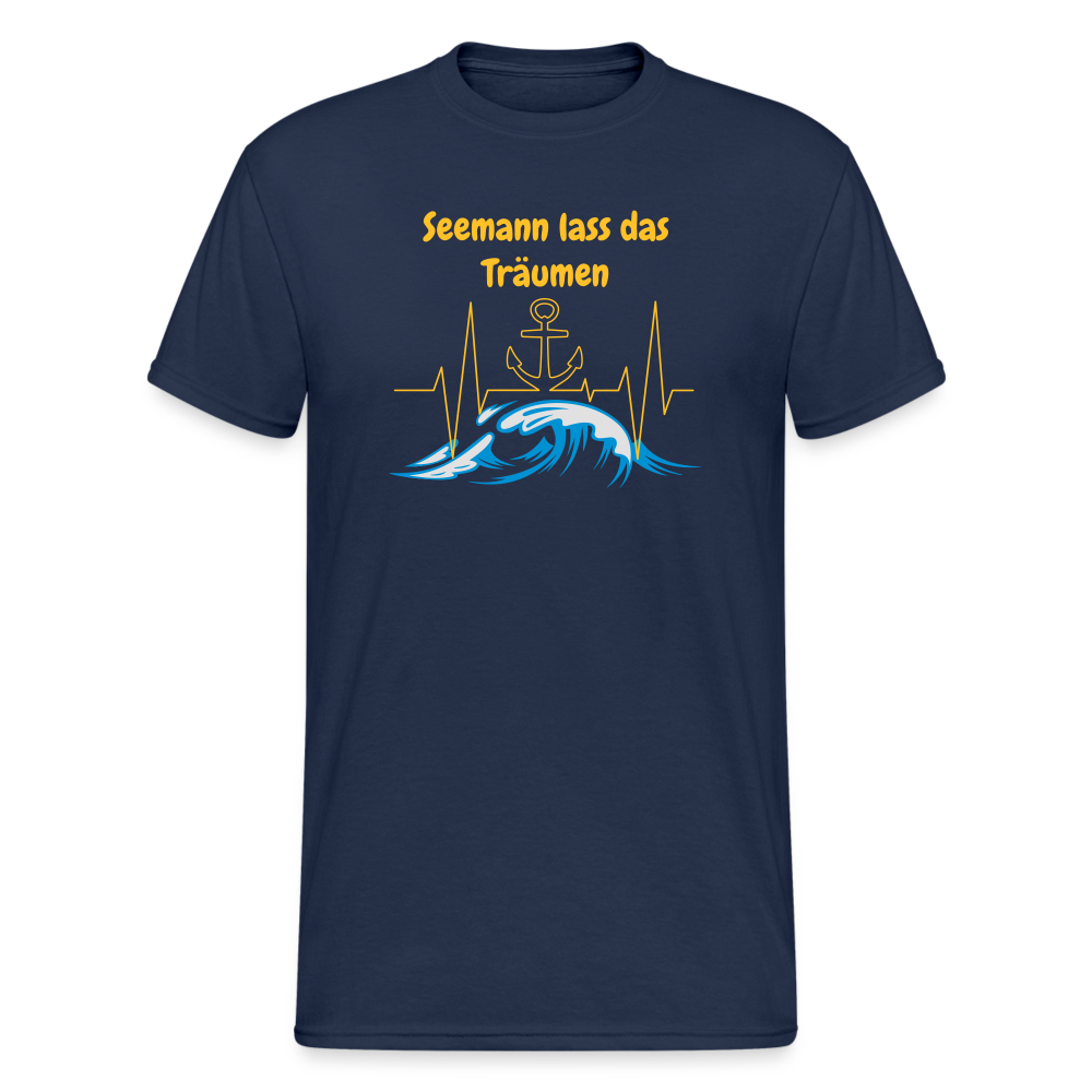 SSW1624 Tshirt Seemann lass das Träumen - Navy