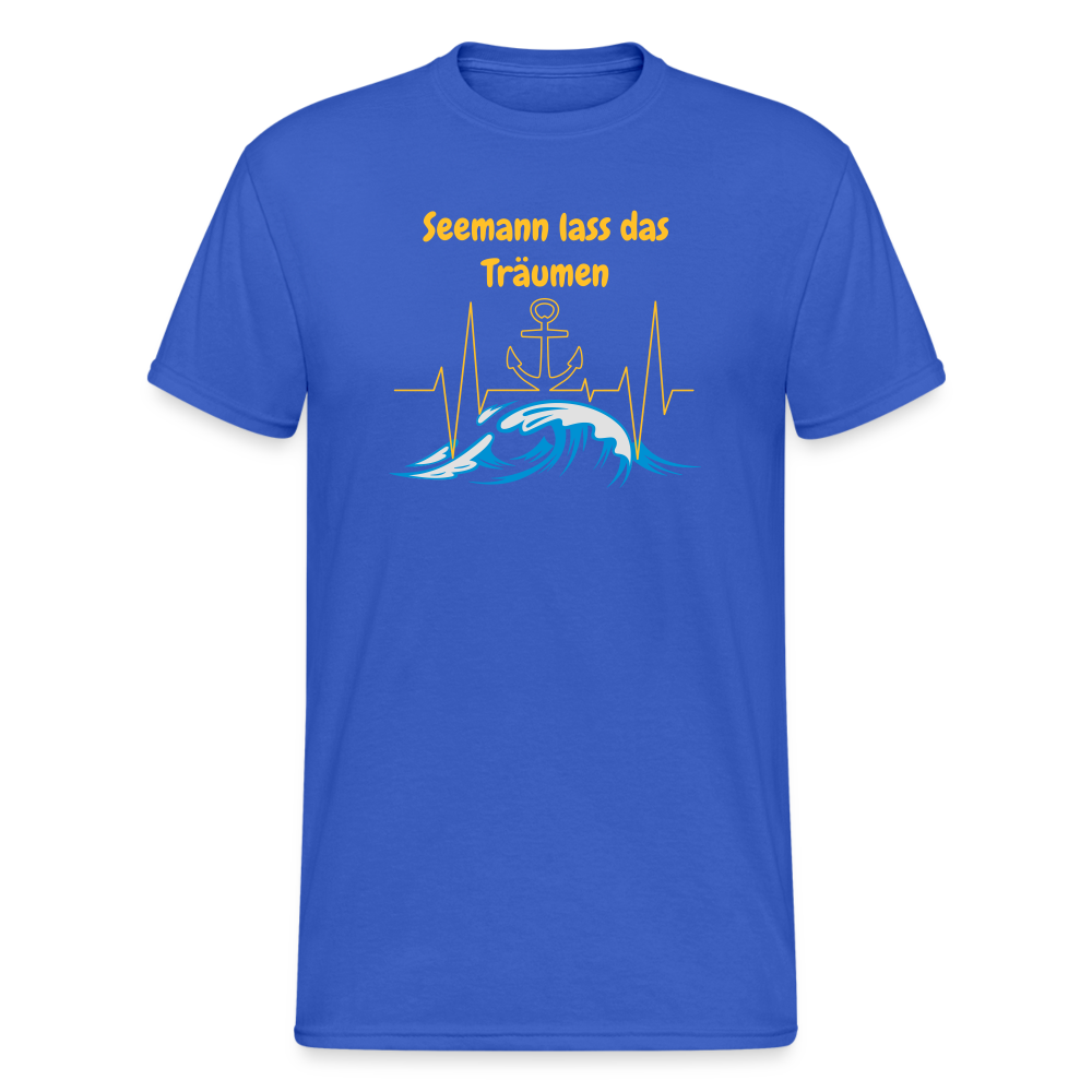 SSW1624 Tshirt Seemann lass das Träumen - Königsblau