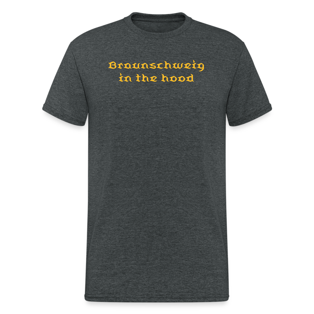 SSW1644 Tshirt Braunschweig in the hood - Dunkelgrau meliert