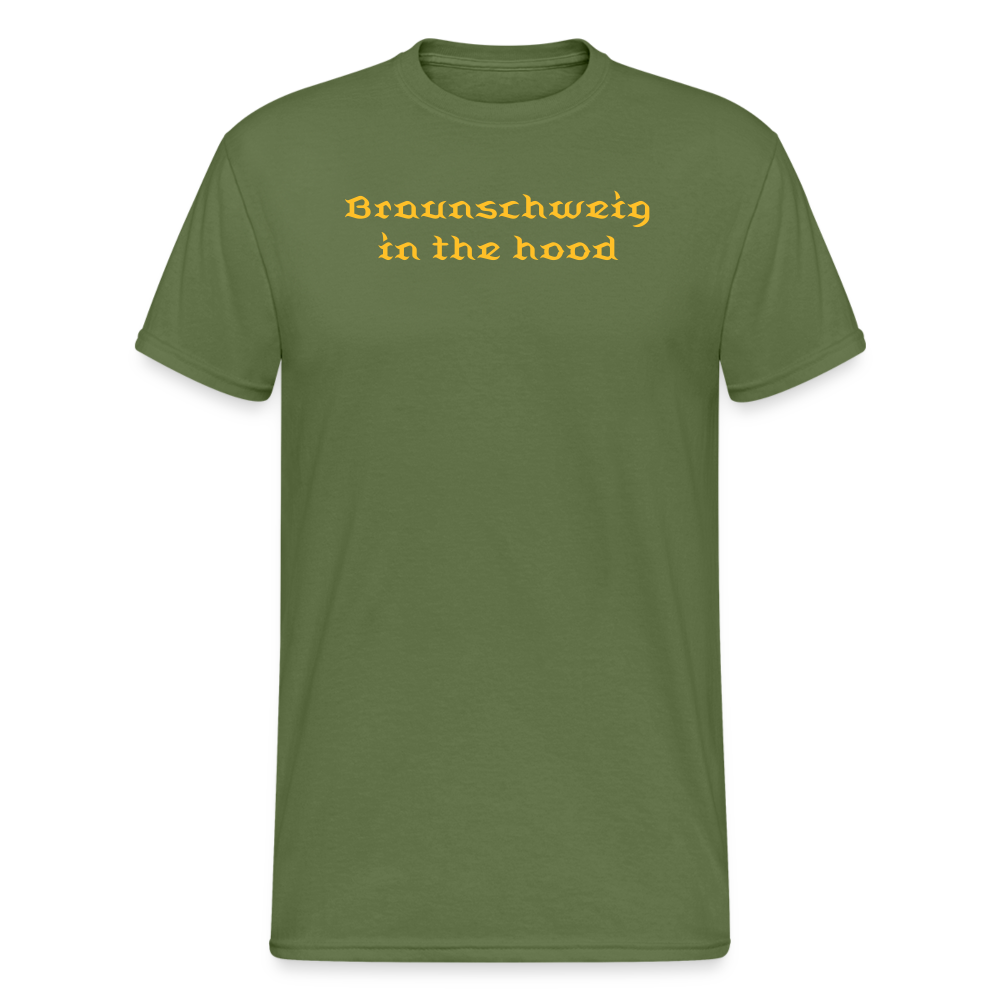 SSW1644 Tshirt Braunschweig in the hood - Militärgrün