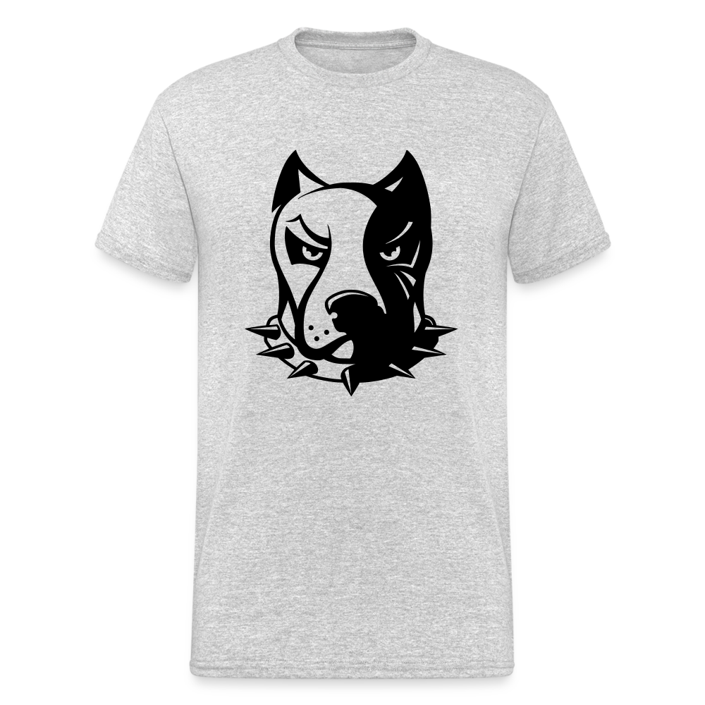 SSW1659 Tshirt Hund - Grau meliert