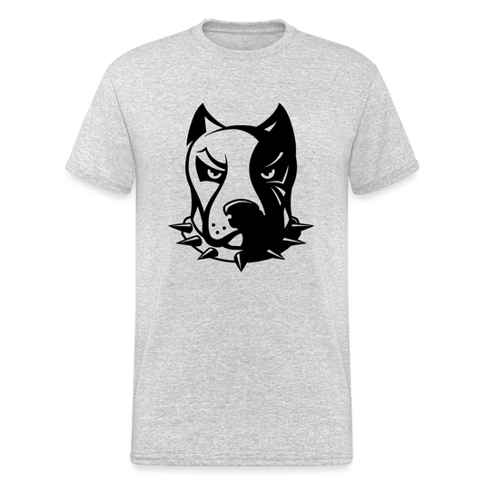 SSW1659 Tshirt Hund - Grau meliert