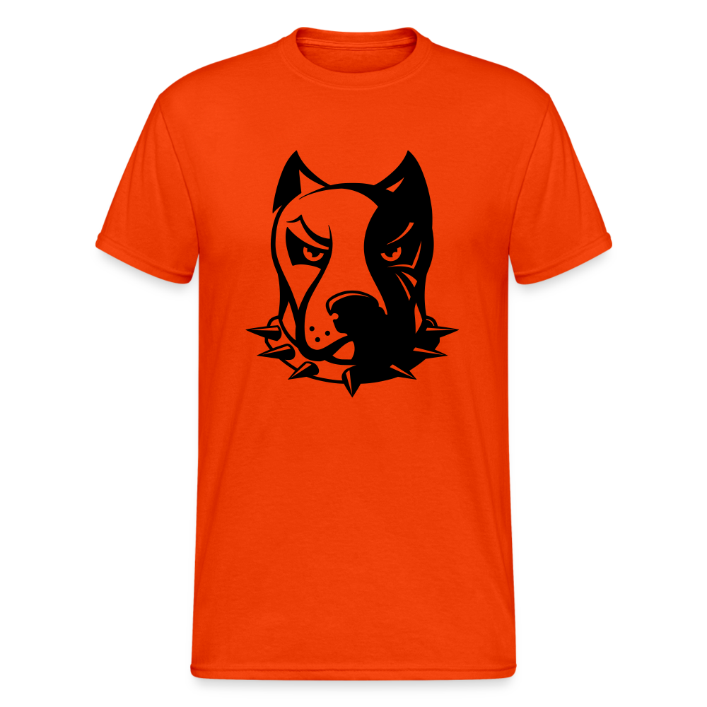 SSW1659 Tshirt Hund - kräftig Orange