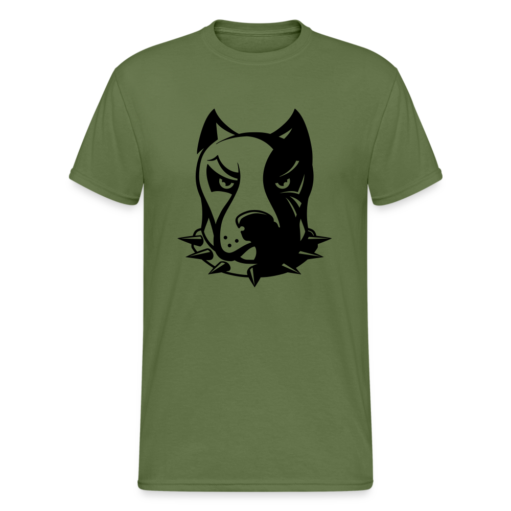 SSW1659 Tshirt Hund - Militärgrün