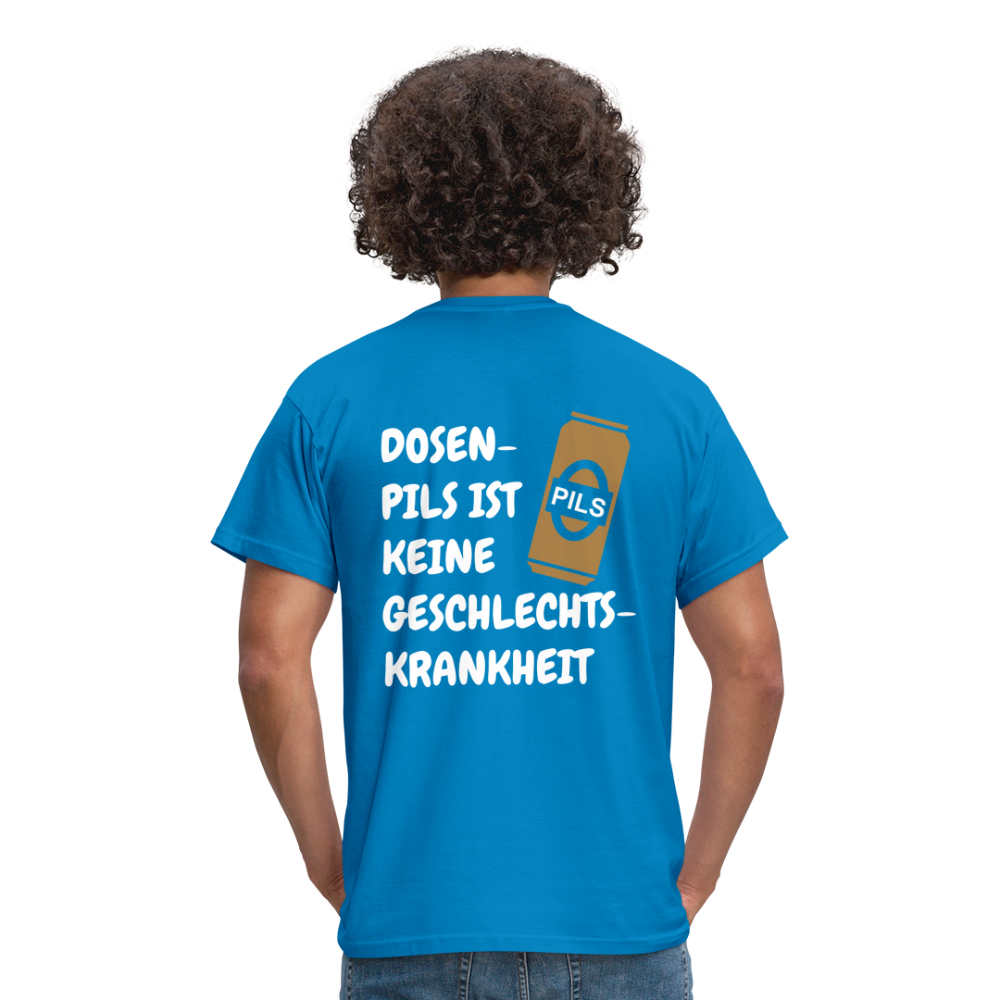 SSW1689 Tshirt DOSEN- PILS IST KEINE GESCHLECHTS- KRANKHEIT - Royalblau