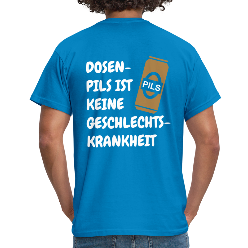 SSW1689 Tshirt DOSEN- PILS IST KEINE GESCHLECHTS- KRANKHEIT - Royalblau