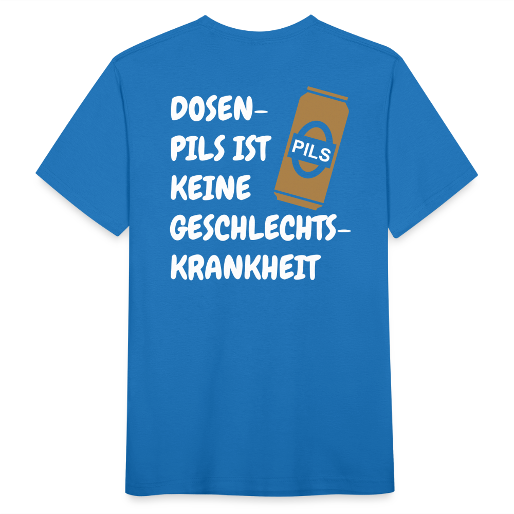 SSW1689 Tshirt DOSEN- PILS IST KEINE GESCHLECHTS- KRANKHEIT - Royalblau