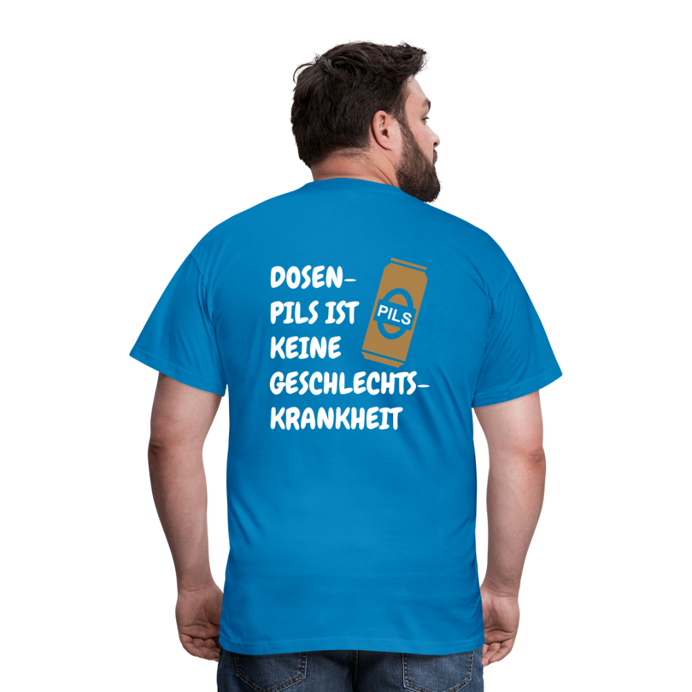 SSW1689 Tshirt DOSEN- PILS IST KEINE GESCHLECHTS- KRANKHEIT - Royalblau