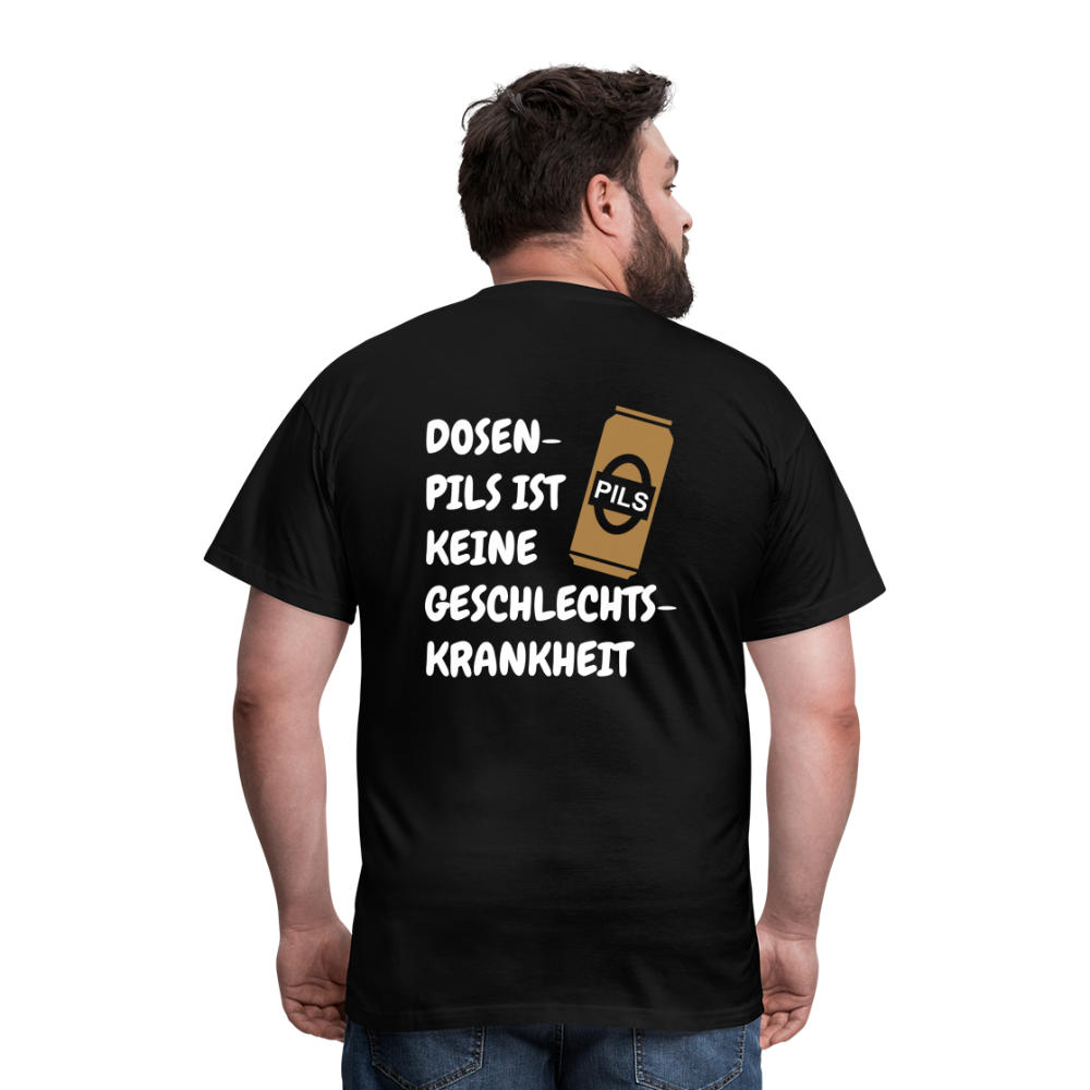 SSW1689 Tshirt DOSEN- PILS IST KEINE GESCHLECHTS- KRANKHEIT - Schwarz