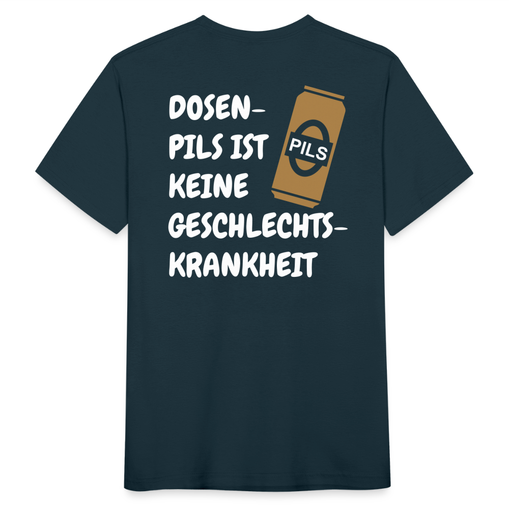 SSW1689 Tshirt DOSEN- PILS IST KEINE GESCHLECHTS- KRANKHEIT - Navy