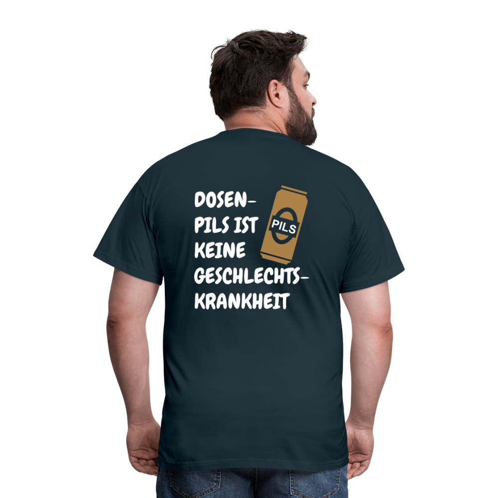 SSW1689 Tshirt DOSEN- PILS IST KEINE GESCHLECHTS- KRANKHEIT - Navy