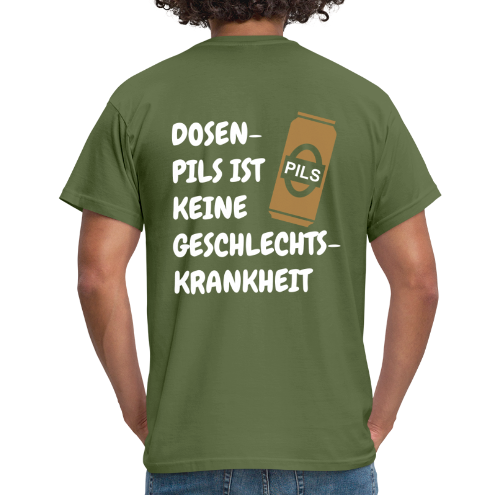 SSW1689 Tshirt DOSEN- PILS IST KEINE GESCHLECHTS- KRANKHEIT - Militärgrün