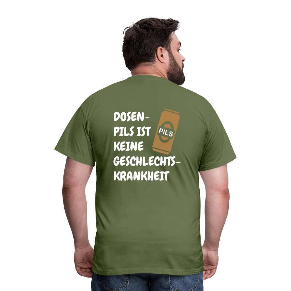 SSW1689 Tshirt DOSEN- PILS IST KEINE GESCHLECHTS- KRANKHEIT - Militärgrün