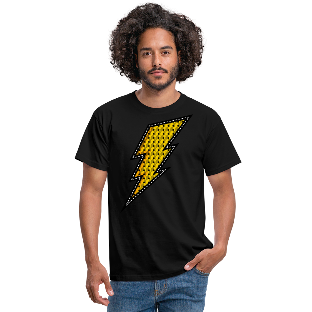 SSW1692 Tshirt Flash-Flitter - Schwarz