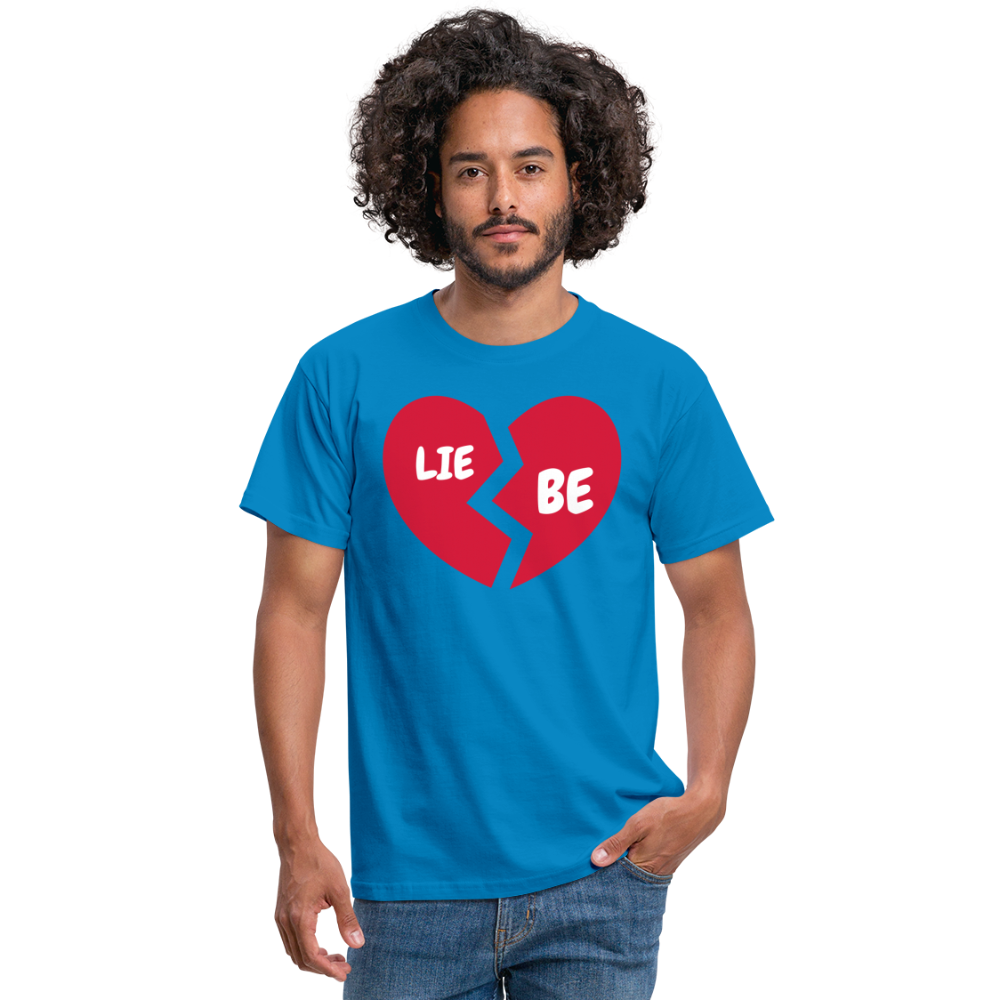 SSW1693 Tshirt Herz Liebe - Royalblau