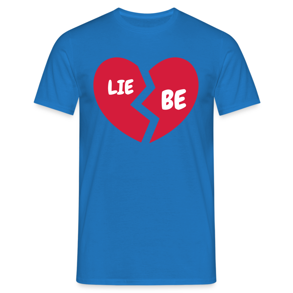 SSW1693 Tshirt Herz Liebe - Royalblau