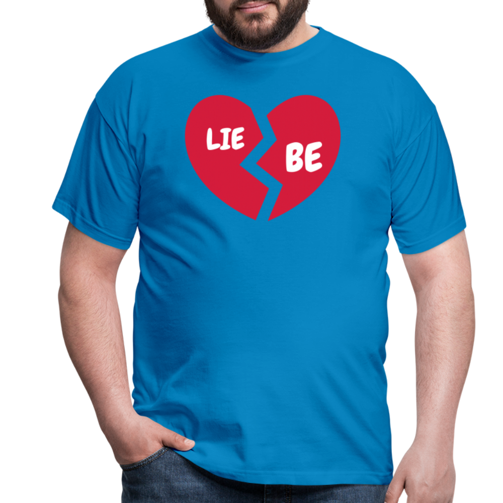 SSW1693 Tshirt Herz Liebe - Royalblau