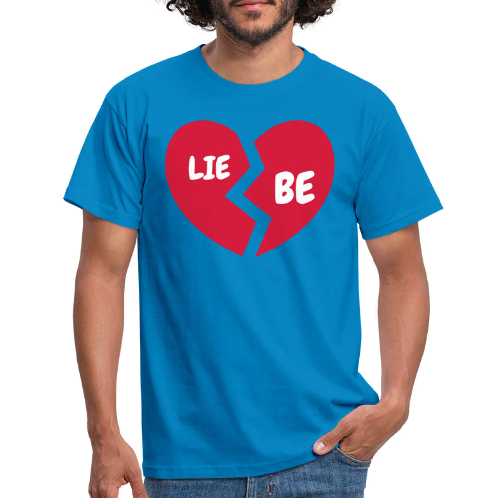 SSW1693 Tshirt Herz Liebe - Royalblau