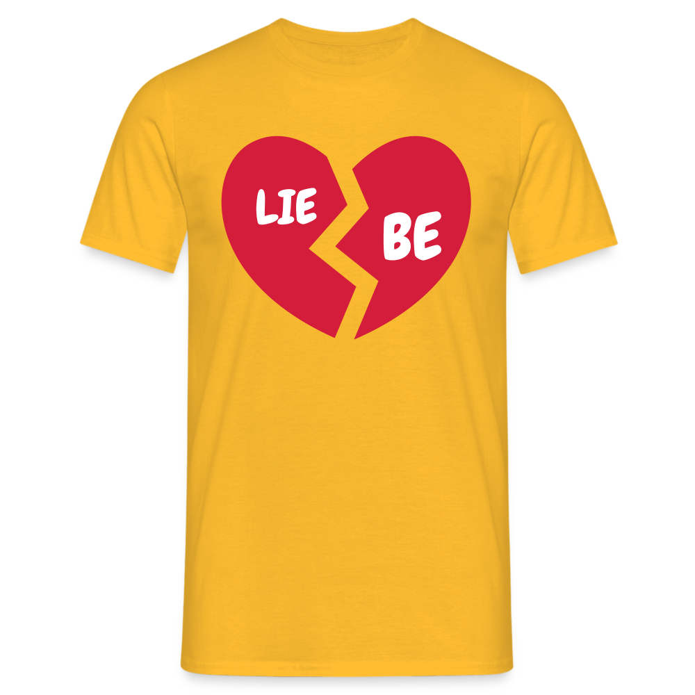 SSW1693 Tshirt Herz Liebe - Gelb