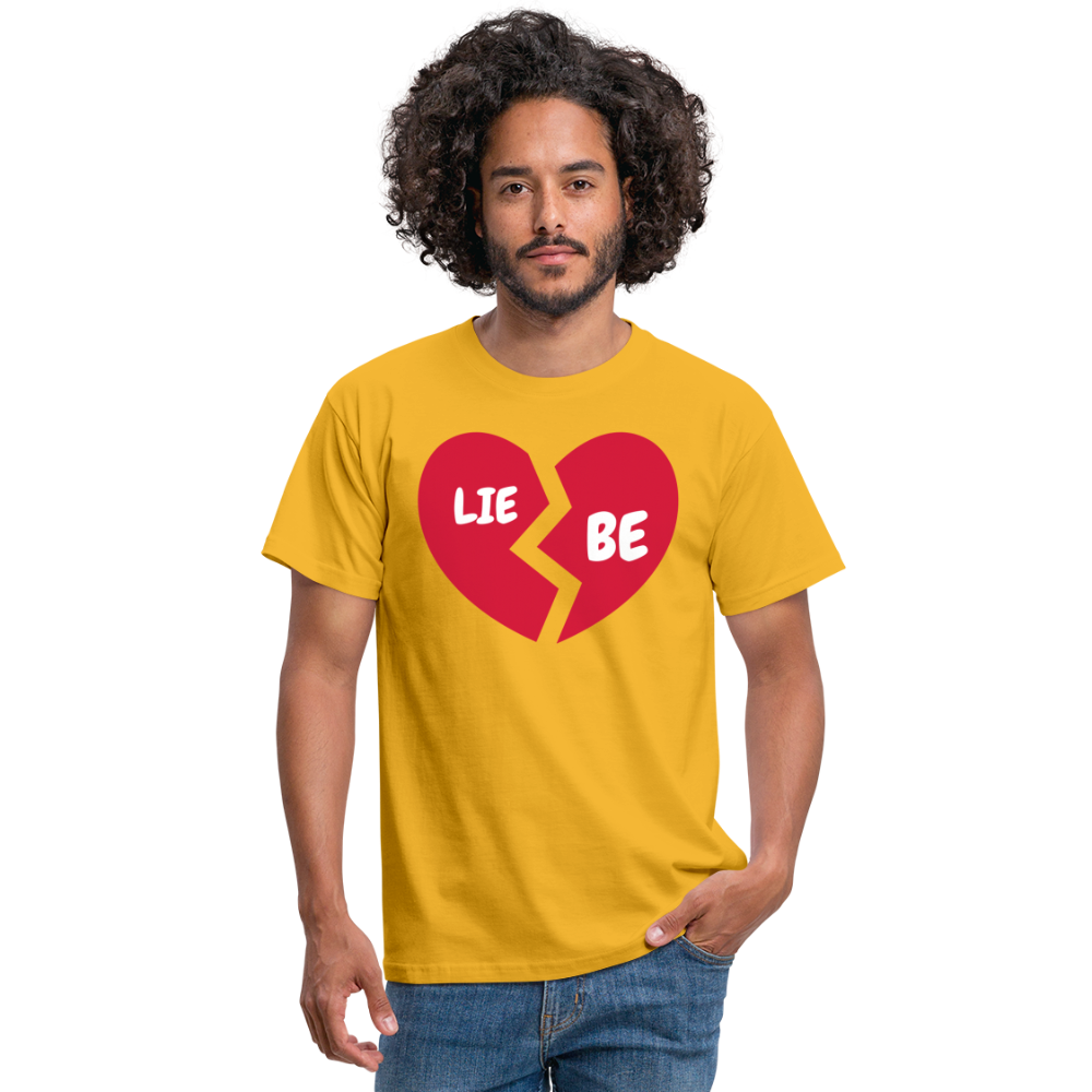 SSW1693 Tshirt Herz Liebe - Gelb