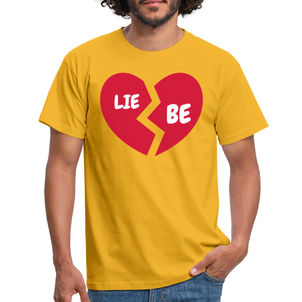 SSW1693 Tshirt Herz Liebe - Gelb