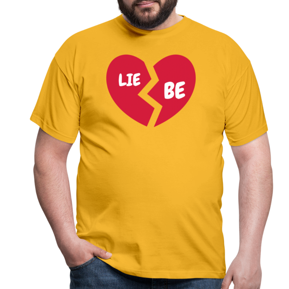 SSW1693 Tshirt Herz Liebe - Gelb