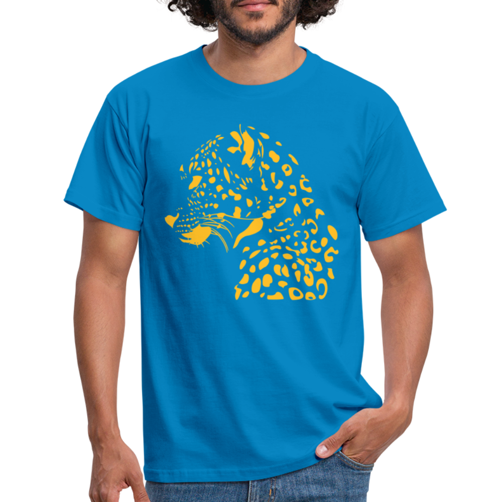 SSW1694 Tshirt Leopard - Royalblau