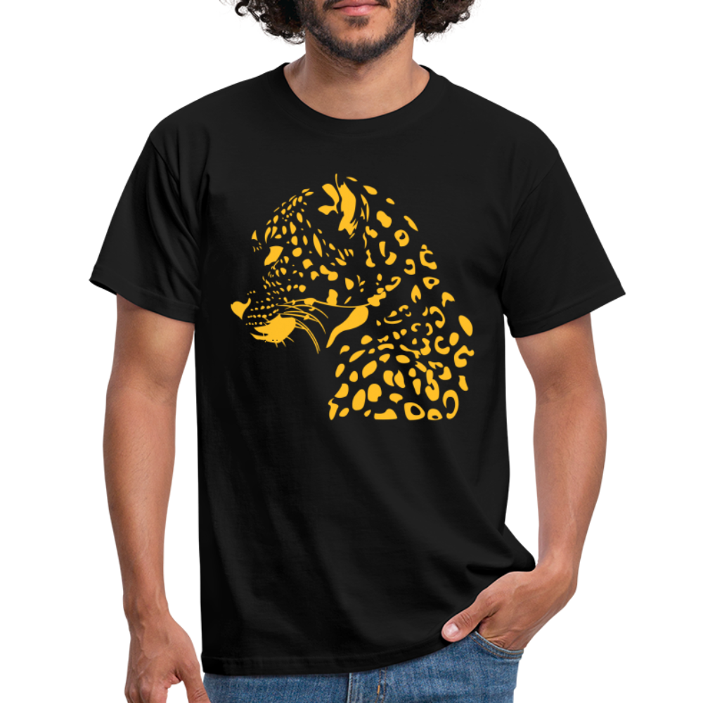 SSW1694 Tshirt Leopard - Schwarz