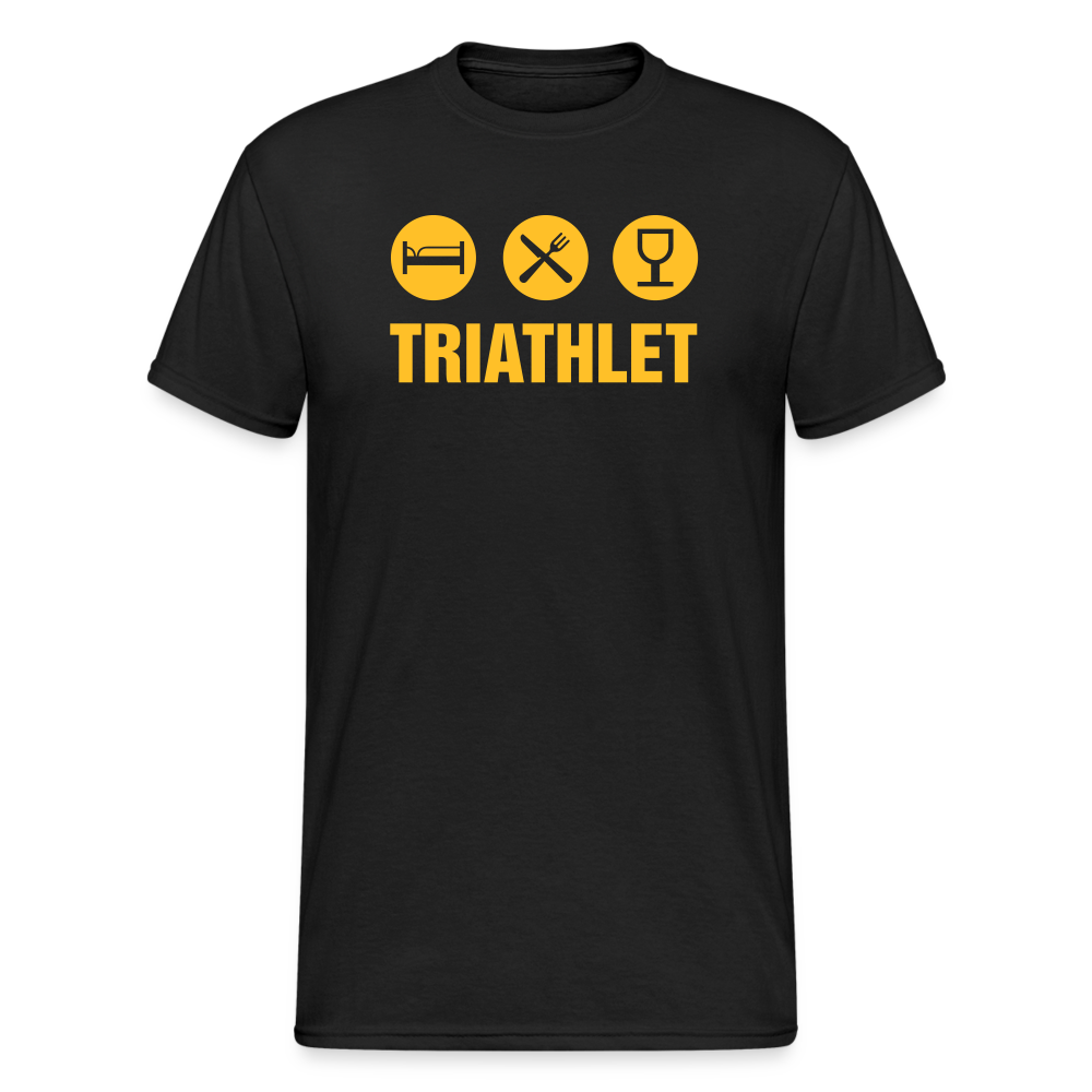 SSW1786 Tshirt Triathlet - Schwarz