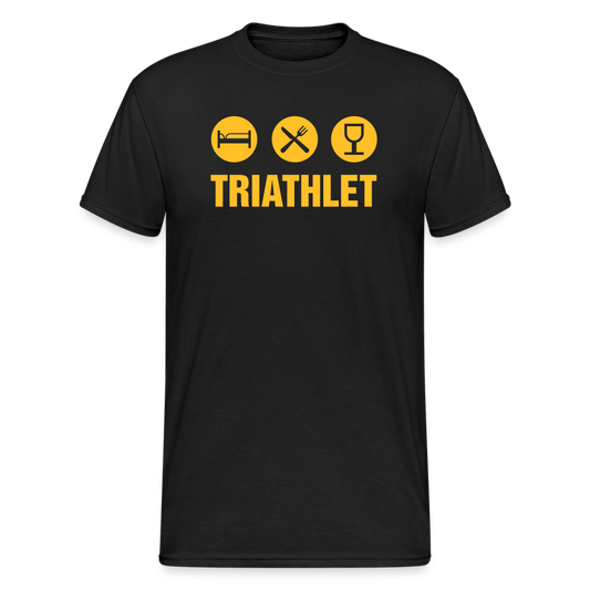 SSW1786 Tshirt Triathlet - Schwarz