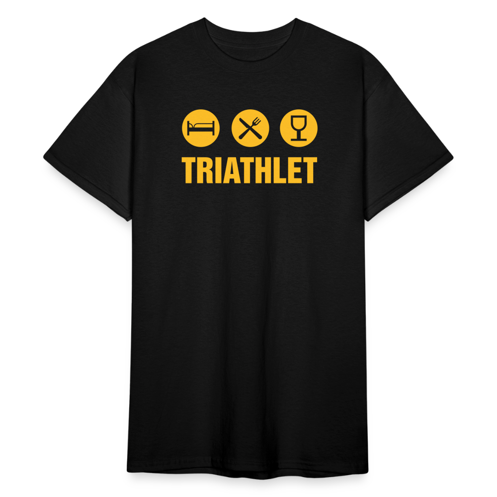 SSW1786 Tshirt Triathlet - Schwarz