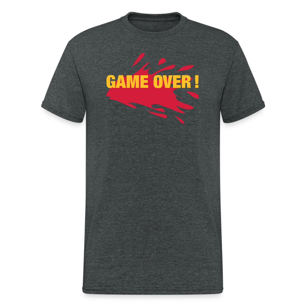 SSW1799 Tshirt Game Over - Dunkelgrau meliert