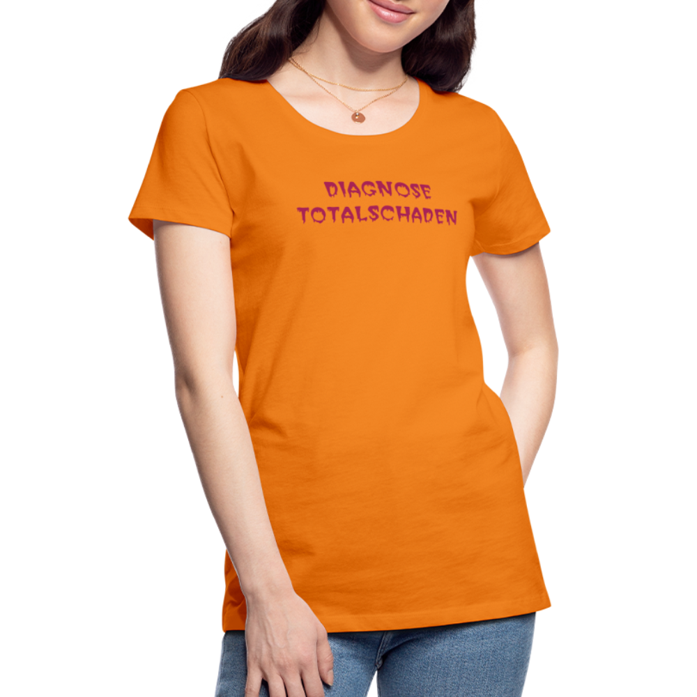 SSW1810 Tshirt DIAGNOSE TOTALSCHADEN - Orange