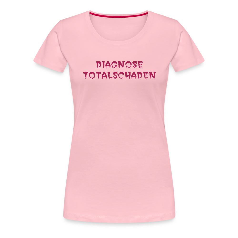 SSW1810 Tshirt DIAGNOSE TOTALSCHADEN - Hellrosa