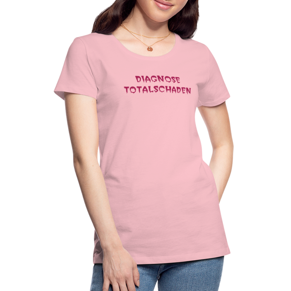 SSW1810 Tshirt DIAGNOSE TOTALSCHADEN - Hellrosa