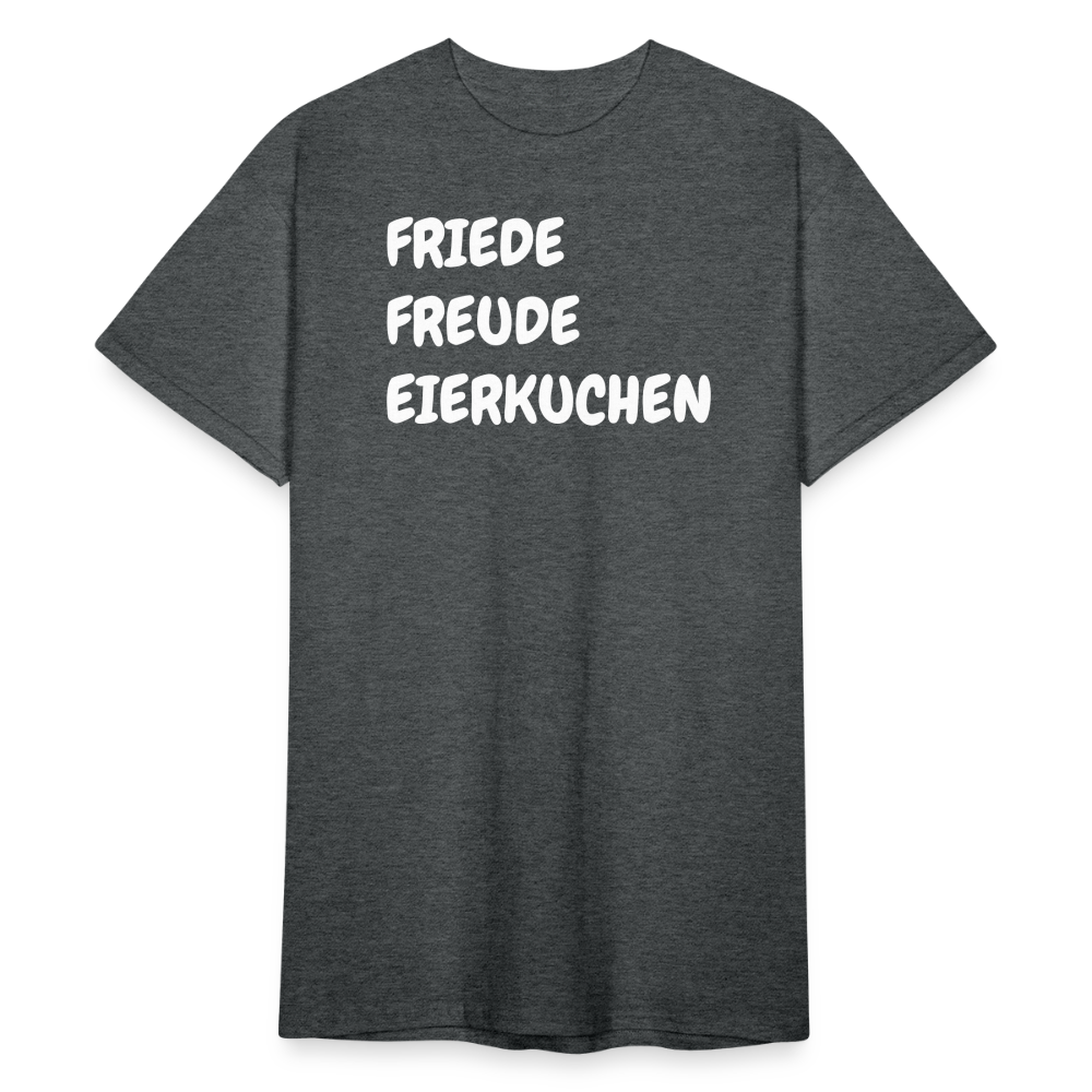 SSW1812 Tshirt FRIEDE FREUDE EIERKUCHEN - Dunkelgrau meliert