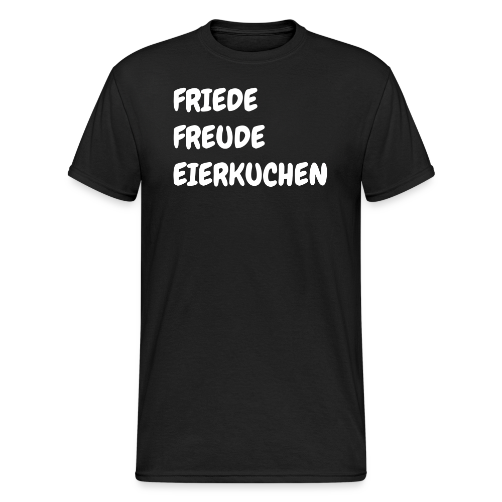 SSW1812 Tshirt FRIEDE FREUDE EIERKUCHEN - Schwarz