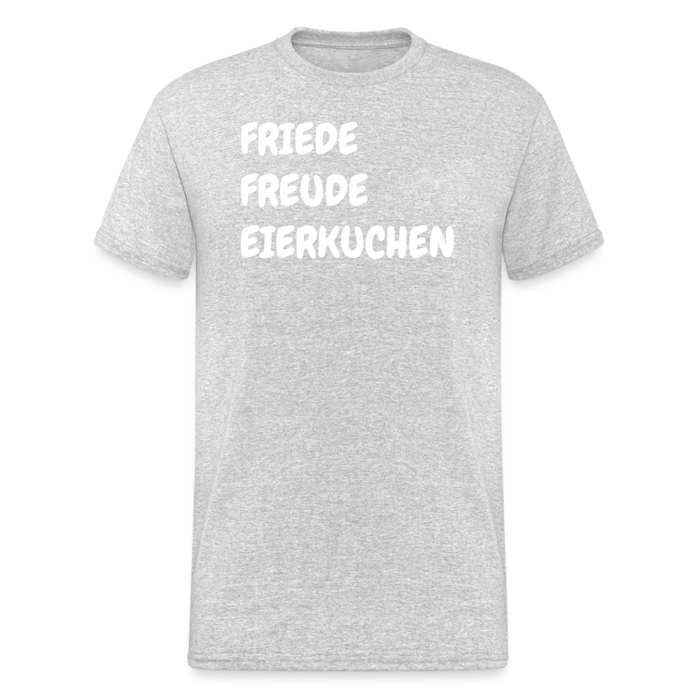 SSW1812 Tshirt FRIEDE FREUDE EIERKUCHEN - Grau meliert