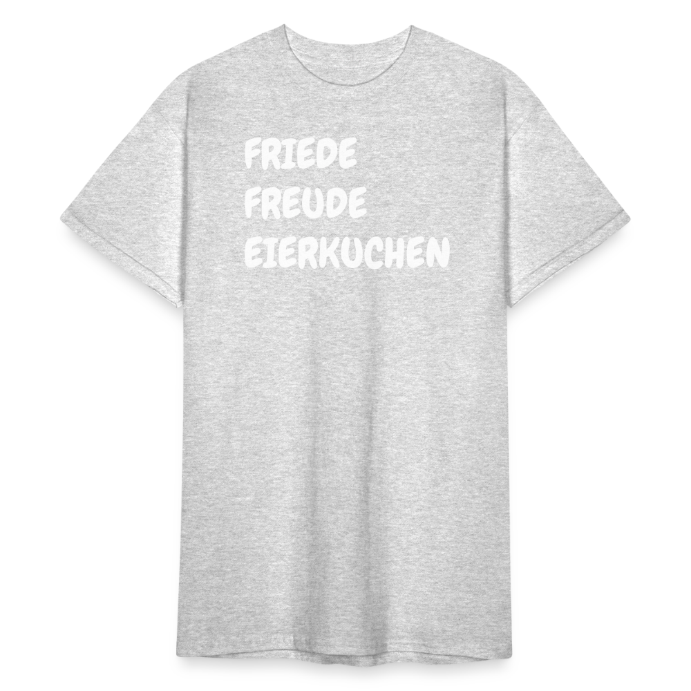 SSW1812 Tshirt FRIEDE FREUDE EIERKUCHEN - Grau meliert