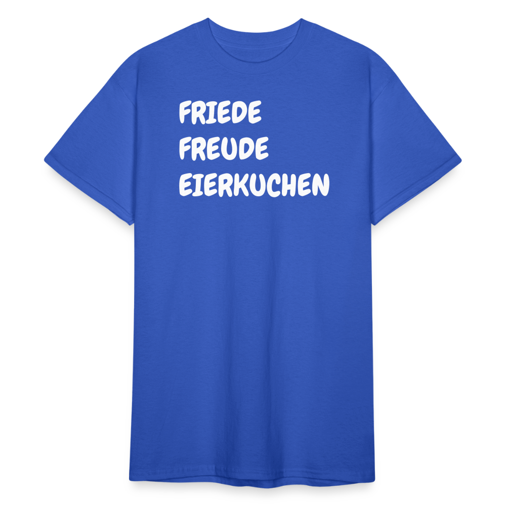 SSW1812 Tshirt FRIEDE FREUDE EIERKUCHEN - Königsblau