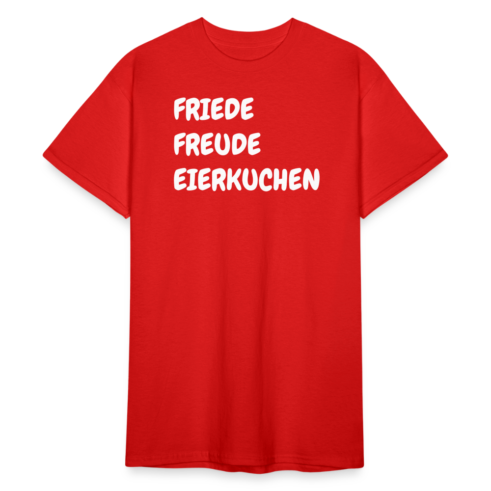 SSW1812 Tshirt FRIEDE FREUDE EIERKUCHEN - Rot