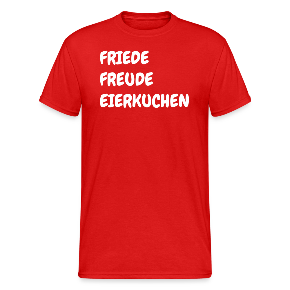 SSW1812 Tshirt FRIEDE FREUDE EIERKUCHEN - Rot