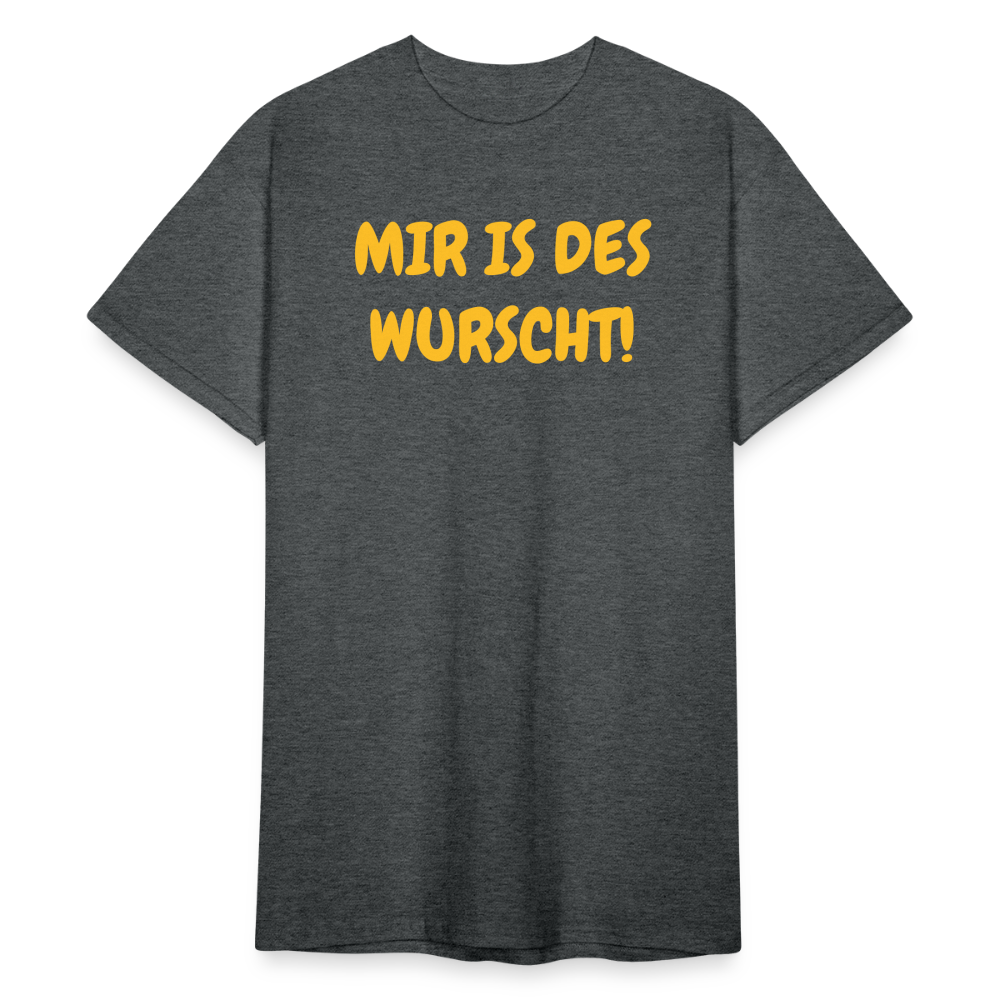 SSW1819 Tshirt MIR IS DES WURSCHT! - Dunkelgrau meliert