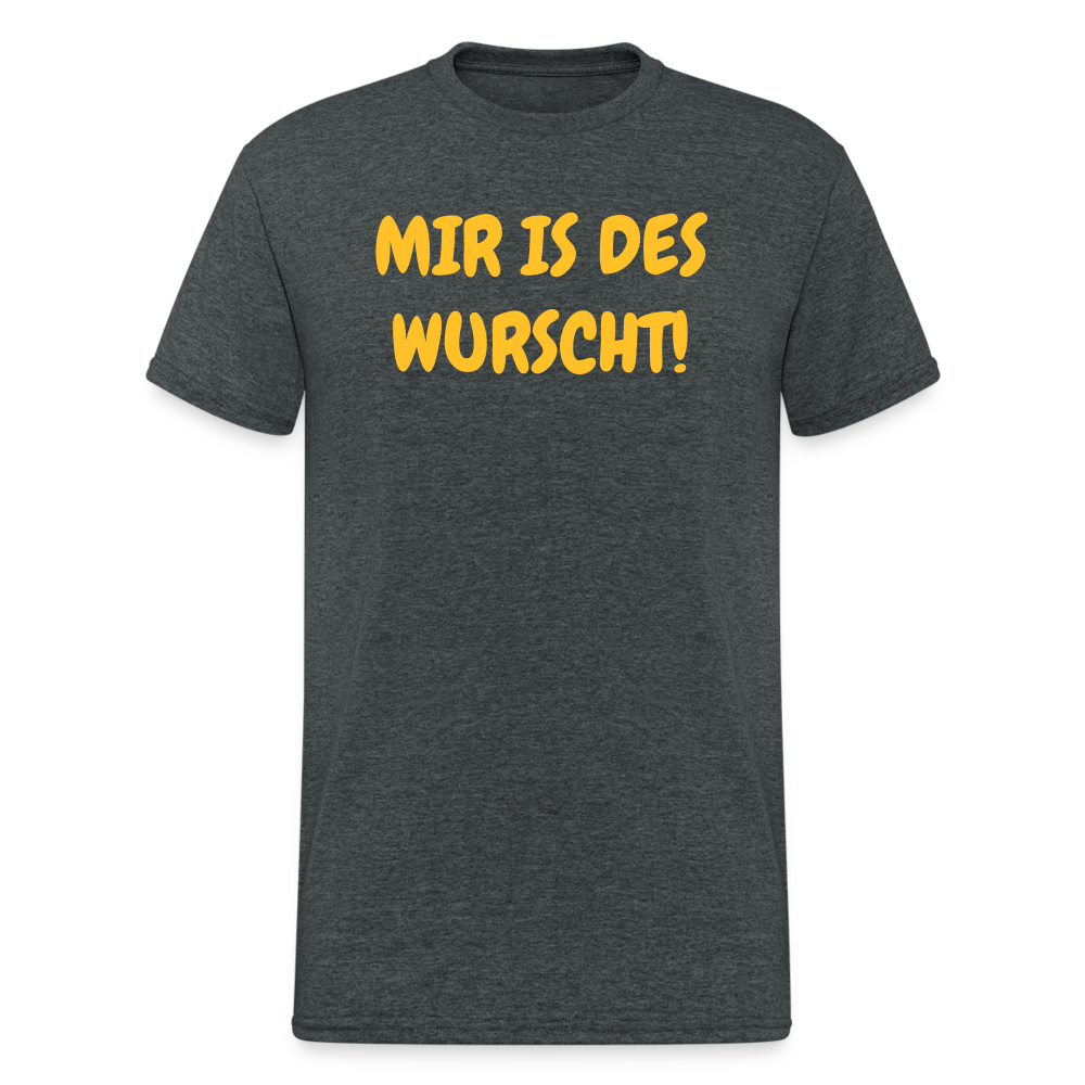 SSW1819 Tshirt MIR IS DES WURSCHT! - Dunkelgrau meliert